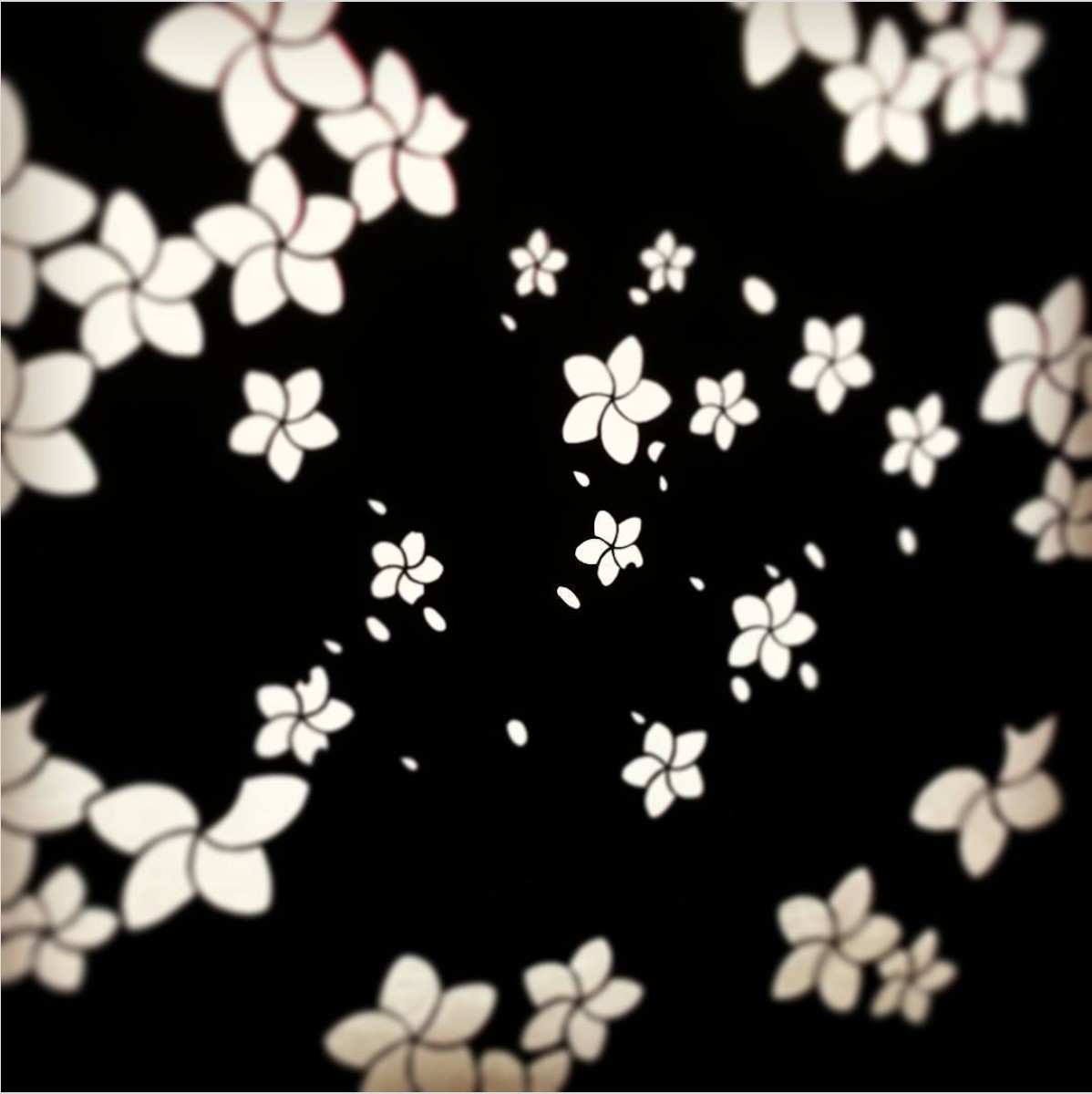 切り絵作品「flower」