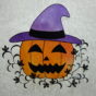 ハロウィンの切り絵の図案