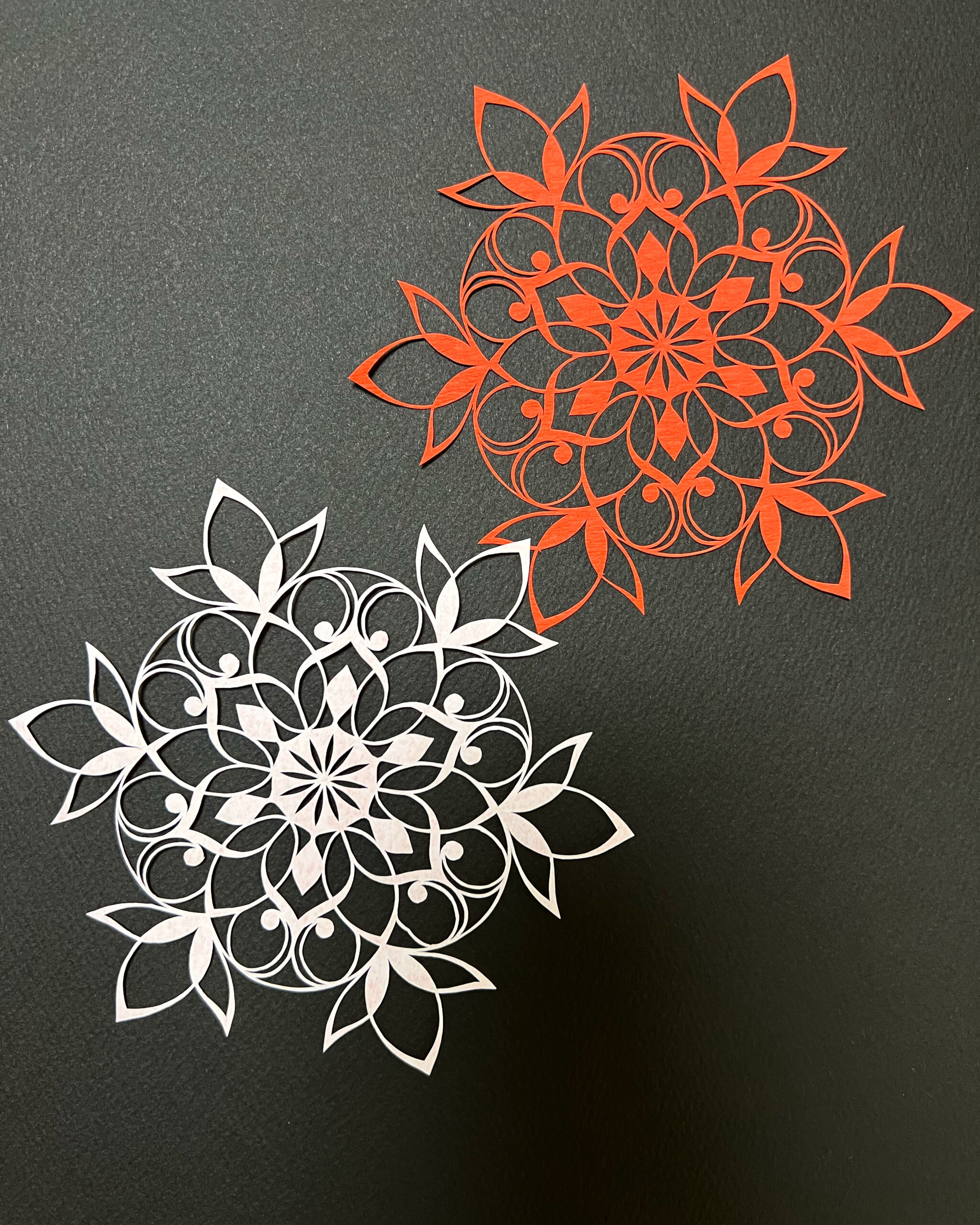2023年に制作した切り絵作品1
